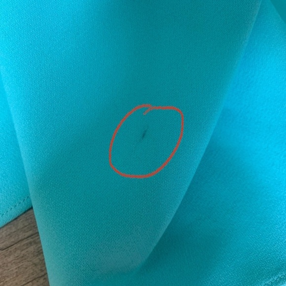 NEW LIKELY Eden Sea Breeze Dress 6 Party Event Formal Gown Mermaid Tiny Flaw - Picture 15 of 16